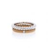 Pomellato Milano ring in white gold,  pink gold and diamond - 360 thumbnail