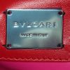 Bulgari Serpenti handbag in red leather - Detail D4 thumbnail