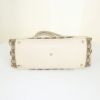 Gucci Princy shoulder bag in monogram canvas and white leather - Detail D4 thumbnail