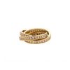 Cartier Trinity medium model ring in yellow gold and diamonds, size 54 - 00pp thumbnail