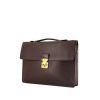 Porta-documentos Louis Vuitton Laguito en cuero taiga marrón - 00pp thumbnail