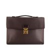 Porta-documentos Louis Vuitton Laguito en cuero taiga marrón - 360 thumbnail