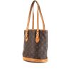 Louis Vuitton Bucket shopping bag in brown monogram canvas and natural leather - 00pp thumbnail