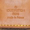 Zaino Louis Vuitton Montsouris Backpack modello piccolo in tela monogram marrone e pelle naturale - Detail D3 thumbnail