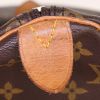 Sac de voyage Louis Vuitton Keepall 45 en toile monogram marron et cuir naturel - Detail D3 thumbnail