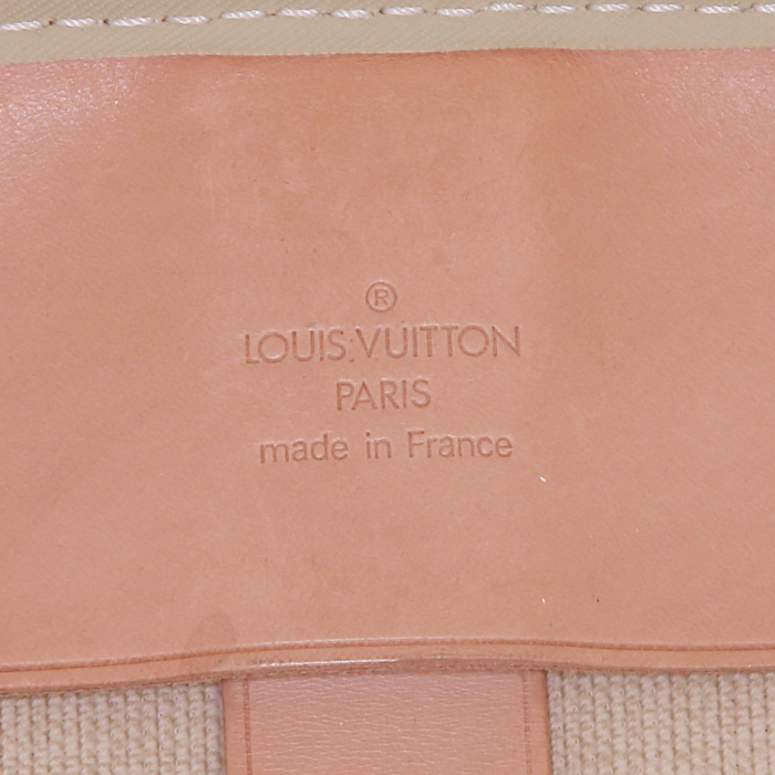 Valigia Louis Vuitton Sirius 55 cm in tela monogram e pelle naturale - Detail D3