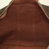 Sac Louis Vuitton Keepall 50 cm en toile monogram marron et cuir naturel - Detail D2 thumbnail