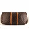 Louis Vuitton travel bag in monogram canvas and natural leather - Detail D4 thumbnail