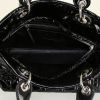 Dior Soft handbag in black patent leather - Detail D2 thumbnail