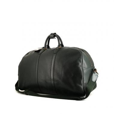 Bolsa de viaje Louis Vuitton Kendall en cuero taiga verde