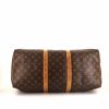 Louis Vuitton Keepall 50 cm travel bag in monogram canvas and natural leather - Detail D4 thumbnail