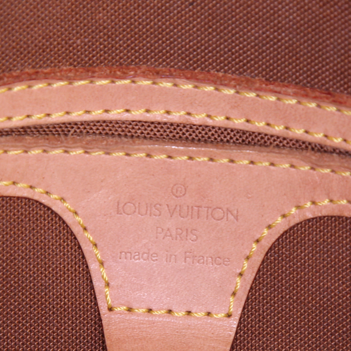 Bolso de mano Louis Vuitton Ellipse modelo pequeño en lona Monogram y cuero natural - Detail D3