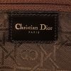 Sac à main Dior Lady Dior grand modèle en cuir verni marron - Detail D3 thumbnail