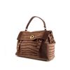 Yves Saint Laurent Muse Two handbag in brown two tones suede - 00pp thumbnail