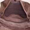 Bolso de mano Yves Saint Laurent Muse Two en ante dos tonos marrón - Detail D2 thumbnail