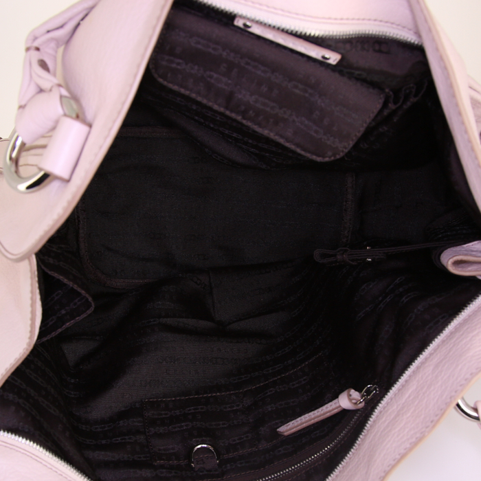 Sac à main Celine Bittersweet en cuir grainé rose - Detail D2