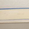 Bolso de mano Celine Trapeze modelo mediano en cuero beige y azul - Detail D4 thumbnail