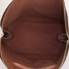Louis Vuitton Alma medium model handbag in brown monogram canvas and natural leather - Detail D1 thumbnail