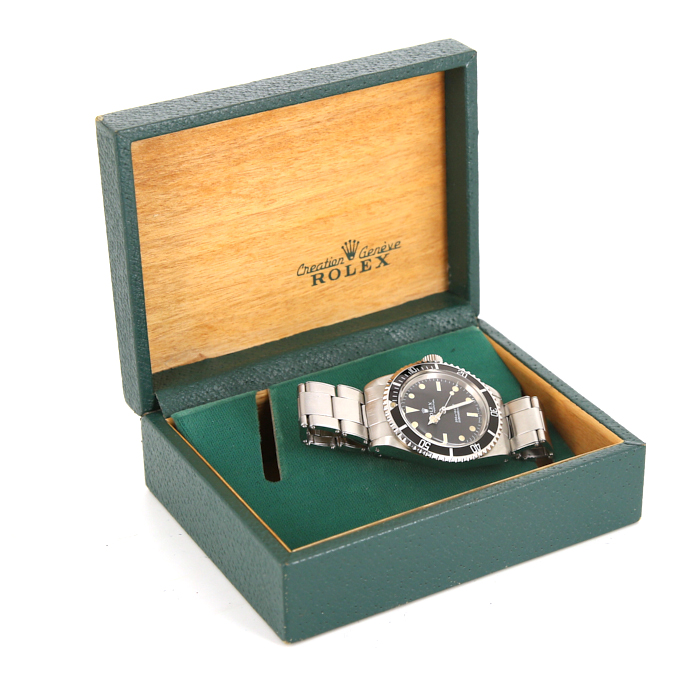 Montre Rolex Submariner en acier Ref :  5513 Vers  1967 - Detail D2