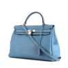 Hermes Kelly 35 cm handbag in blue jean togo leather - 00pp thumbnail