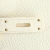 Hermes Birkin 35 cm handbag in white togo leather - Detail D4 thumbnail