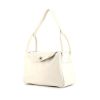 Hermes Lindy handbag in white Swift leather - 00pp thumbnail