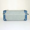 Hermès Maxibox 37 24 hours bag in blue doblis calfskin and Bleu de Galice leather - Detail D4 thumbnail