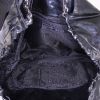 Chanel Coco Cabas shopping bag in black vinyl - Detail D2 thumbnail