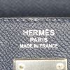 Borsa Hermes Kelly 35 cm in pelle Epsom blu - Detail D4 thumbnail