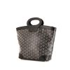 Goyard Béluga handbag in black Goyard canvas and black leather - 00pp thumbnail