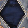 Bolso de mano Dior Speedy en lona denim azul y cuero natural - Detail D2 thumbnail