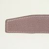 Hermès belt in black box leather - Detail D2 thumbnail