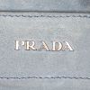 Sac cabas Prada Etiquette en cuir noir - Detail D3 thumbnail