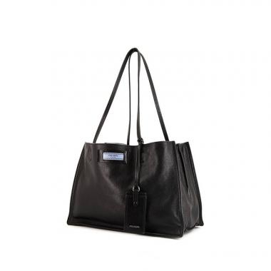 Shopping bag Prada Etiquette in pelle nera