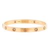Opening Cartier Love 4 diamants bracelet in pink gold and diamonds - 00pp thumbnail