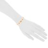 Opening Cartier Love 4 diamants bracelet in pink gold and diamonds, size 18 - Detail D1 thumbnail