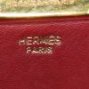 Bolso para llevar al hombro Hermes Pullman en cuero box color burdeos - Detail D3 thumbnail