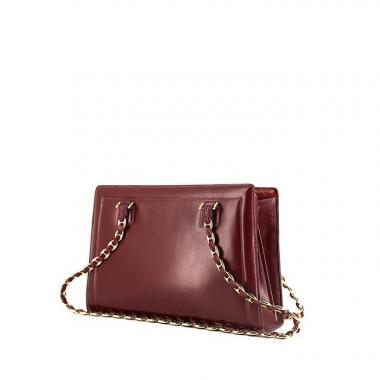 Borsa a spalla Hermes Pullman in pelle box bordeaux