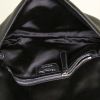 Bolsito de mano Dior Karenina en satén negro - Detail D2 thumbnail