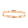 Cartier Love 4 diamants bracelet in pink gold and diamonds - 00pp thumbnail