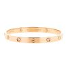 Cartier Love 4 diamants bracelet in pink gold and diamonds - 00pp thumbnail