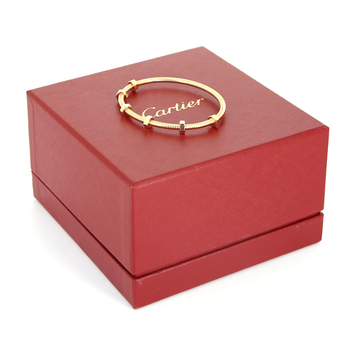 Cartier Écrou bracelet in pink gold, size 18