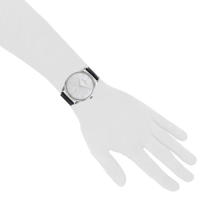 Jaeger Lecoultre Master Ultra Thin watch in stainless steel Ref:  174890S - Detail D1