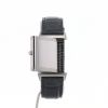 Jaeger-LeCoultre Reverso-Classic watch in stainless steel Ref:  250.8.86 Circa  2000 - Detail D2 thumbnail