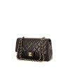 Bolso bandolera Chanel Timeless en cuero acolchado negro - 00pp thumbnail