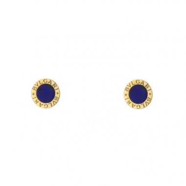 Bulgari Bulgari Bulgari earrings in yellow gold and lapis-lazuli