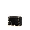 Chanel Editions Limitées bag worn on the shoulder or carried in the hand in black tweed and black leather - 00pp thumbnail