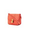 Céline Classic Box shoulder bag in coral lizzard - 00pp thumbnail