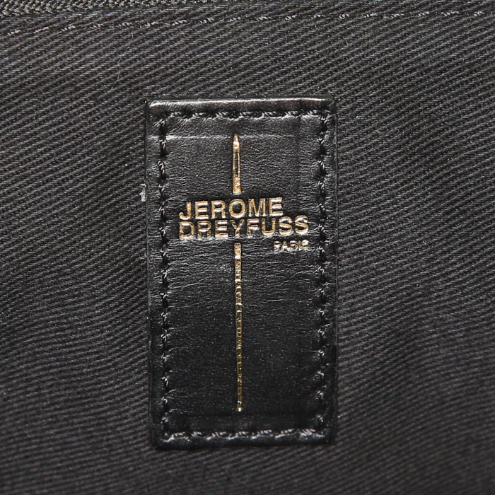 Sac bandoulière Jerome Dreyfuss Raymond en cuir marron - Detail D4