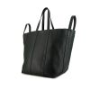 Balenciaga Bazar shopper shopping bag in khaki leather - 00pp thumbnail